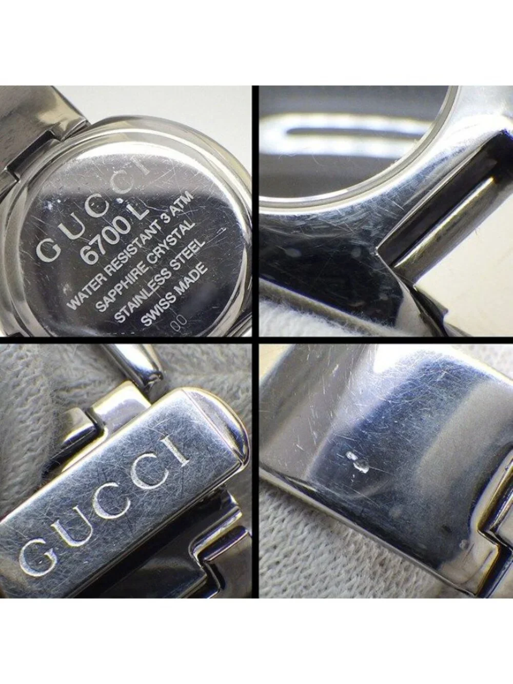 Gucci Watch Black Dial SS Quartz Analog